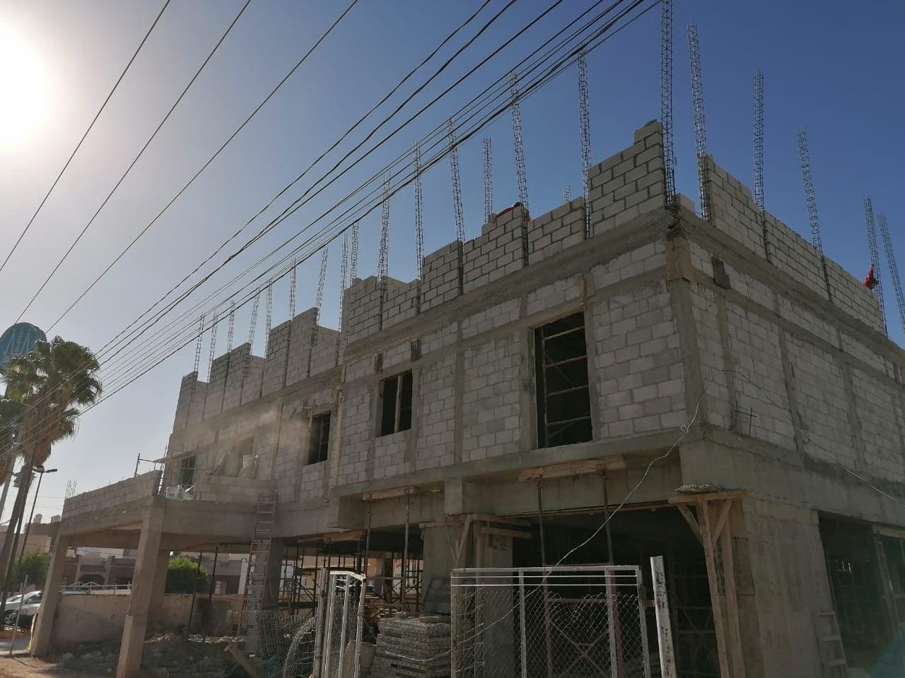 Edificio de vigueta y bovedilla